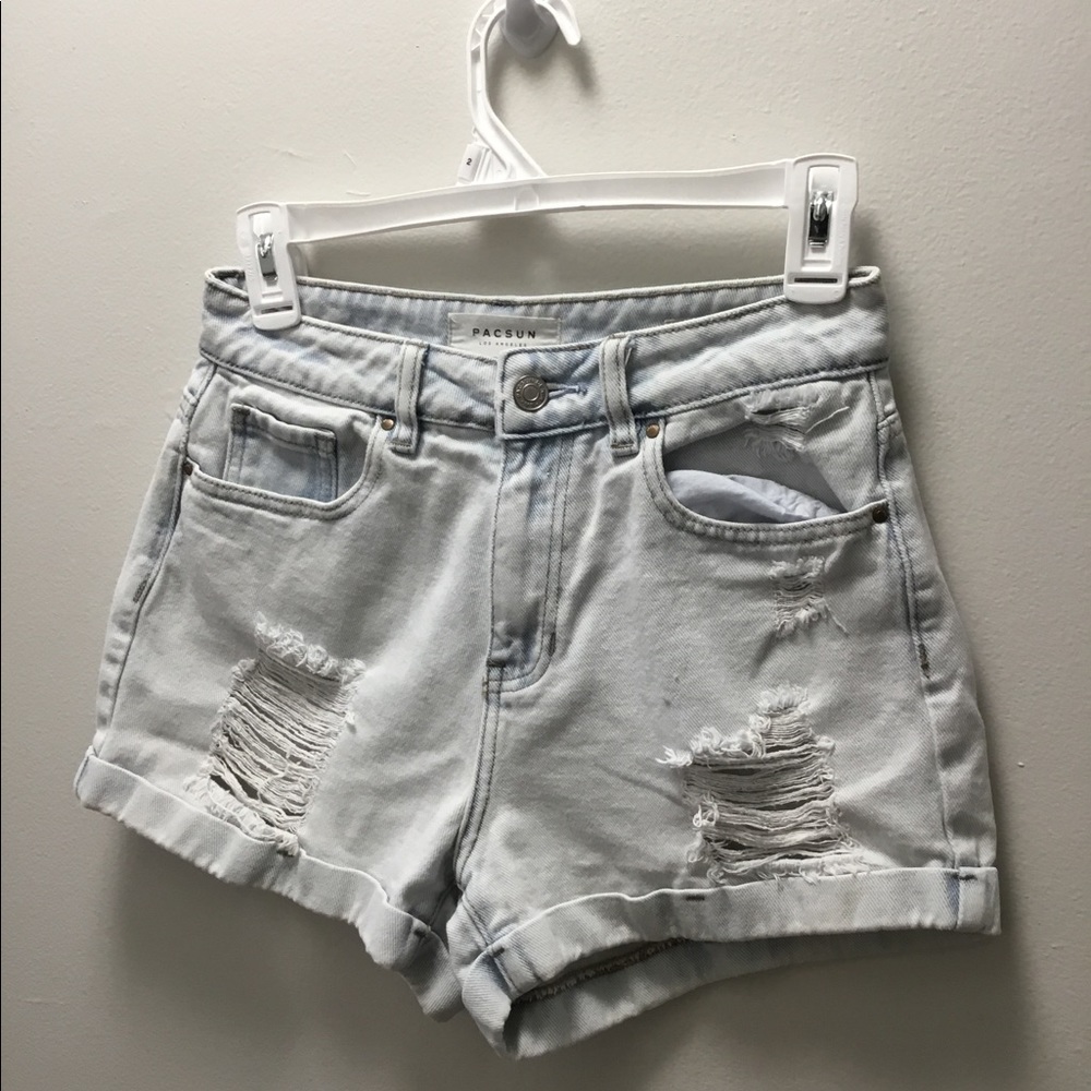 PacSun distressed mom shorts